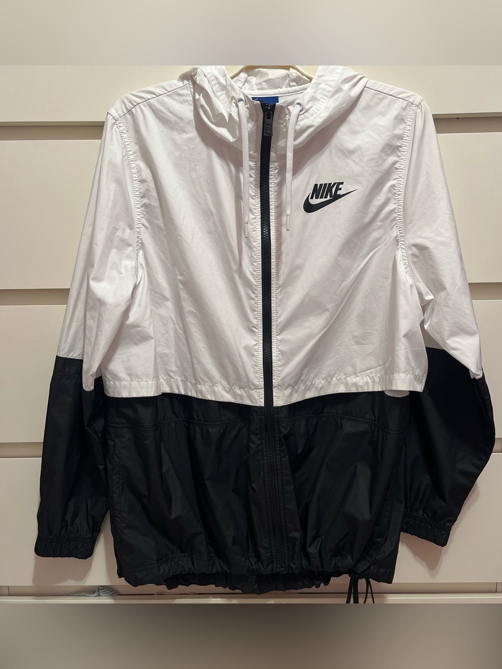 Nike Black & White Windbreaker Jacket
